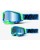 100% Racecraft 2 Crossbrille Fremont blau grün verspiegelt blau blau grün