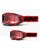 100% Racecraft 2 Crossbrille RED rot clear rot