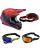 Thor Sector Crosshelm Mips Runner rot inkl. TWO-X Atom Crossbrille