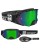 TWO-X Rocket Crossbrille schwarz Glas verspiegelt grün schwarz